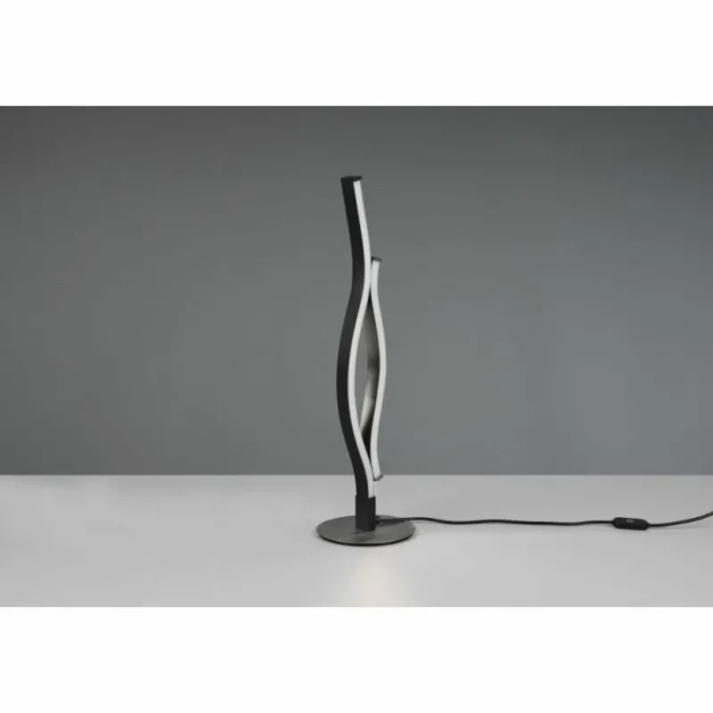 Luminaires Trio Lampe de table Trio Blaze LED Aluminium brossé, 1 lumière* Lampes À Poser