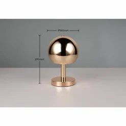 Luminaires Trio Lampe de table Trio BOCCIA Laiton, 1 lumière* Lampes À Poser