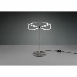 Luminaires Trio Lampe de table Trio Charivari LED Nickel mat, 1 lumière* Lampes À Poser
