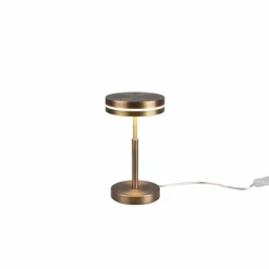 Luminaires Trio Lampe de table Trio Franklin LED Vieux laiton, 1 lumière* Éclairage Led