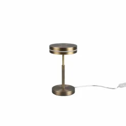 Luminaires Trio Lampe de table Trio Franklin LED Vieux laiton, 1 lumière* Éclairage Led