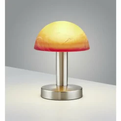 Luminaires Trio Lampe de table Trio Fynn 2 Nickel mat, 1 lumière