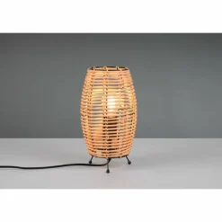 Lampes En Bois-Luminaires Trio Lampe de table Trio Inga Écru, 1 lumière