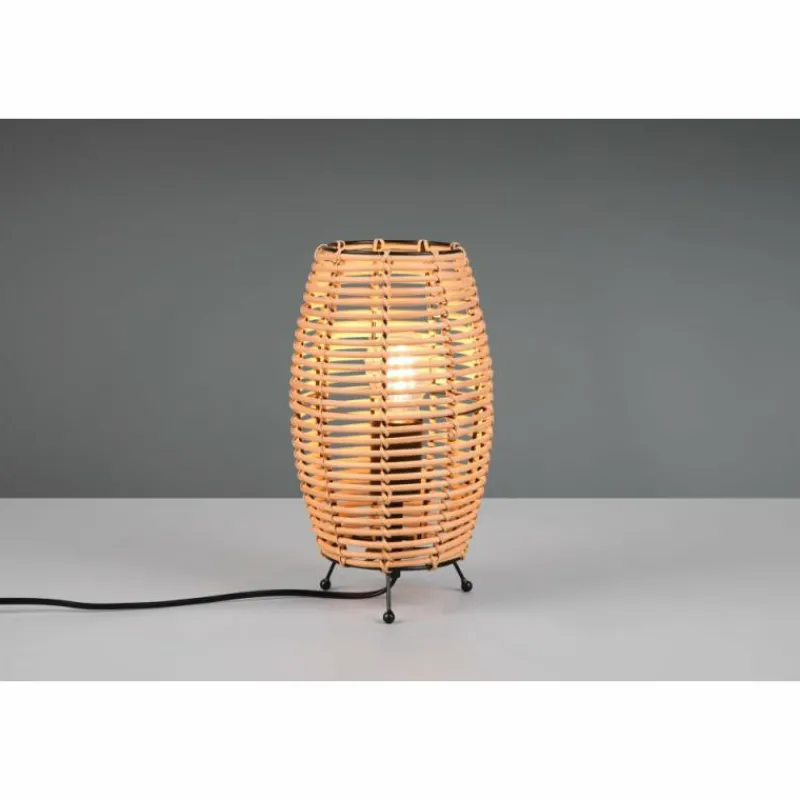 Lampes En Bois-Luminaires Trio Lampe de table Trio Inga Écru, 1 lumière