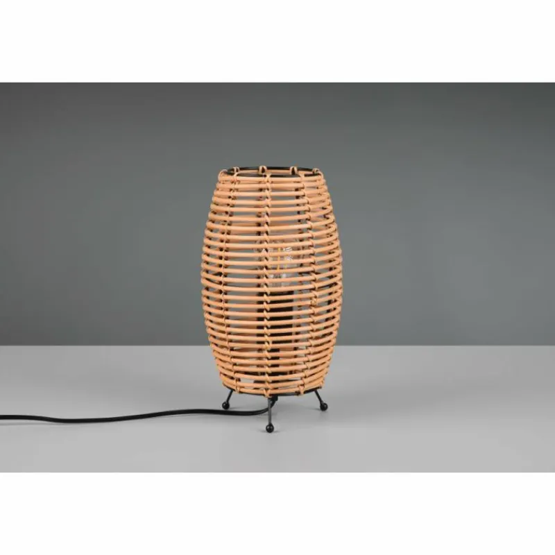 Lampes En Bois-Luminaires Trio Lampe de table Trio Inga Écru, 1 lumière