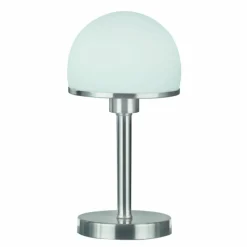 Luminaires Trio Lampe de table Trio Joost 2 Nickel mat, 1 lumière