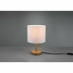 Lampes En Tissu-Luminaires Trio Lampe de table Trio Korba Brun, 1 lumière