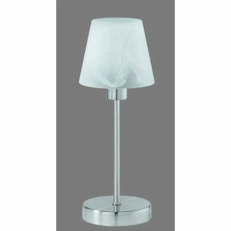 Luminaires Trio Lampe de table Trio Luis 2 Nickel mat, 1 lumière