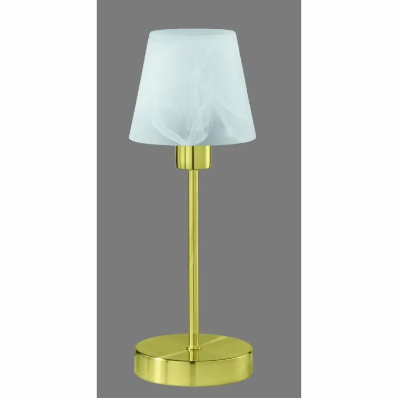 Luminaires Trio Lampe de table Trio Luis 2 Laiton, 1 lumière