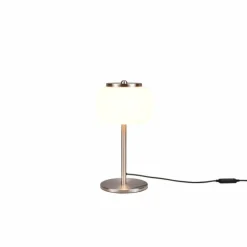 Luminaires Trio Lampe de table Trio Madison LED Nickel mat, 1 lumière