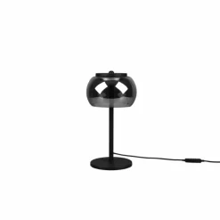 Suspension Verre Fumé-Luminaires Trio Lampe de table Trio Madison LED Noir, 1 lumière