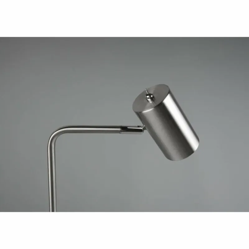 Luminaires Trio Lampe de table Trio Marley Nickel mat, 1 lumière* Lampes À Poser