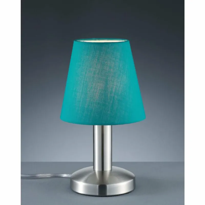 Lampes En Tissu-Luminaires Trio Lampe de table Trio Mats 2 Nickel mat, 1 lumière