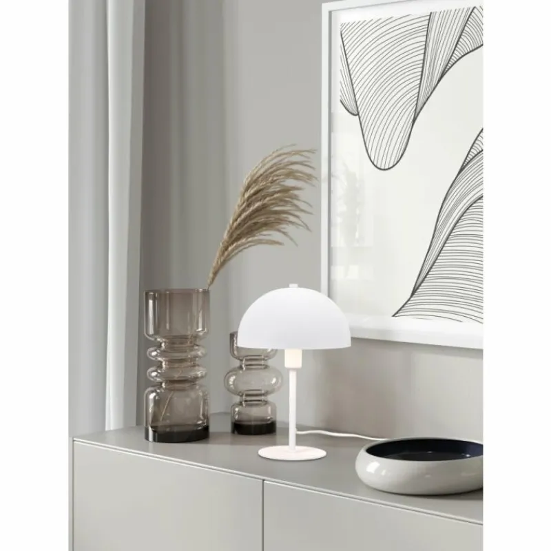 Luminaires Trio Lampe de table Trio Nola Blanc, 1 lumière* Lampes À Poser