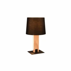 Lampes En Tissu-Luminaires Trio Lampe de table Trio RAHUL Noir, 2 lumières
