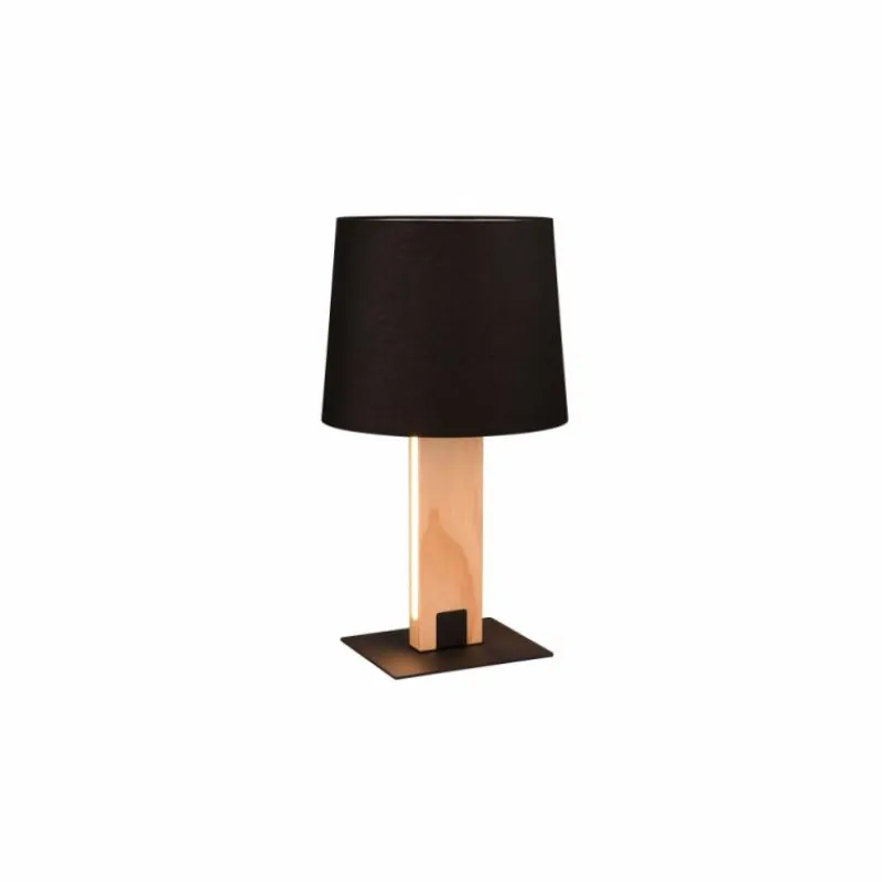 Lampes En Tissu-Luminaires Trio Lampe de table Trio RAHUL Noir, 2 lumières