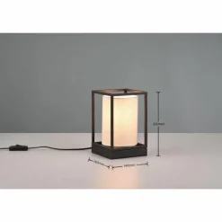 Luminaires Trio Lampe de table Trio Ross Noir, 1 lumière* Lampes À Poser