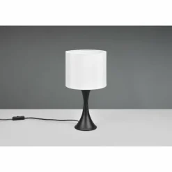 Lampes En Tissu-Luminaires Trio Lampe de table Trio Sabia Noir, 1 lumière