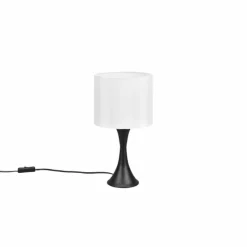 Lampes En Tissu-Luminaires Trio Lampe de table Trio Sabia Noir, 1 lumière