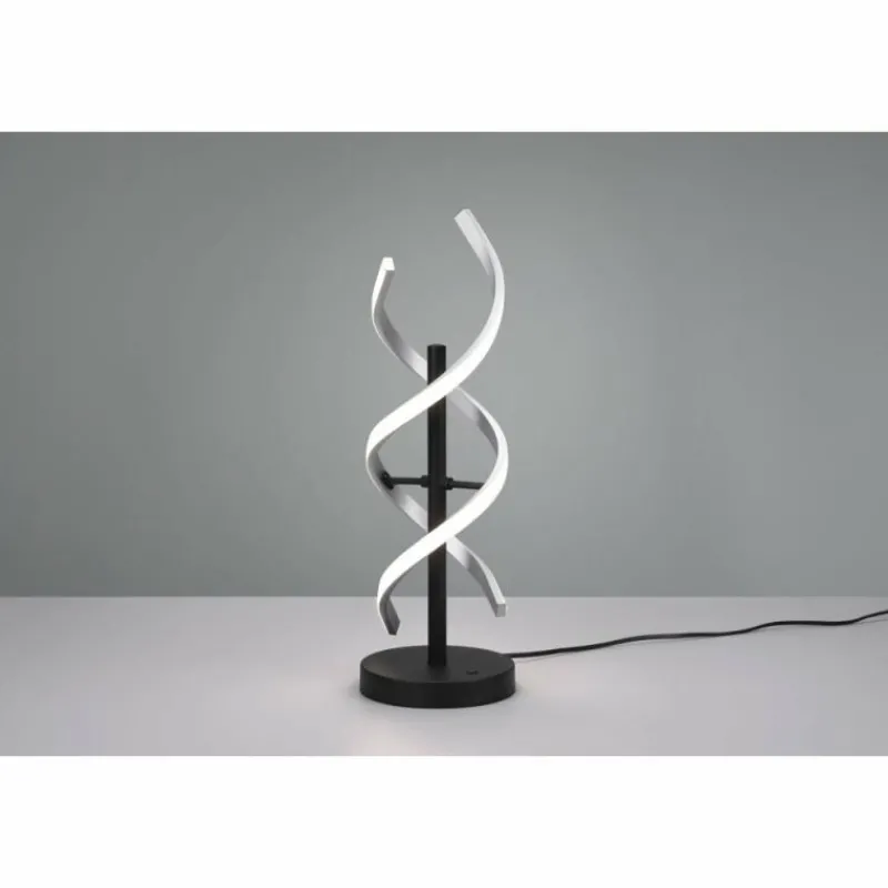 Luminaires Trio Lampe de table Trio Sequence LED Aluminium, Noir, 1 lumière* Lampes À Poser