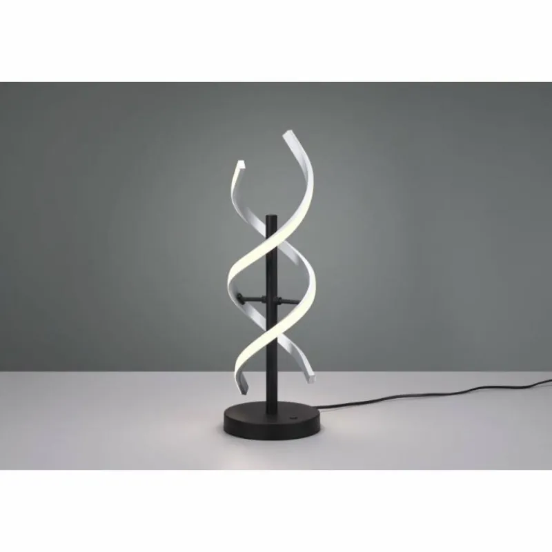 Luminaires Trio Lampe de table Trio Sequence LED Aluminium, Noir, 1 lumière* Lampes À Poser