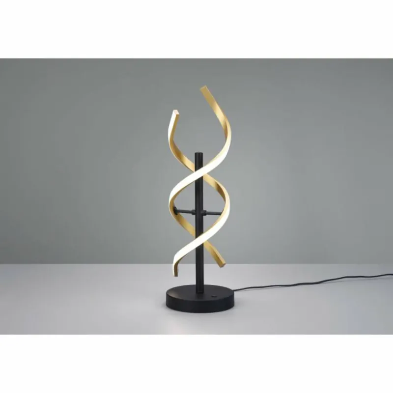 Luminaires Trio Lampe de table Trio Sequence LED Laiton, Noir, 1 lumière* Éclairage Led