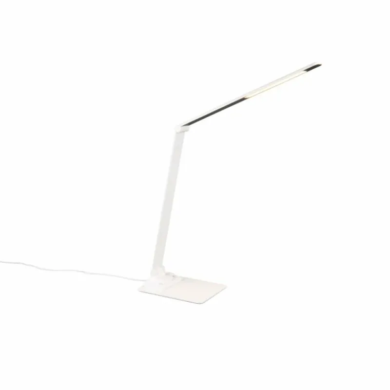 Luminaires Trio Lampe de table Trio TRAVIS LED Blanc, 1 lumière* Éclairage Led