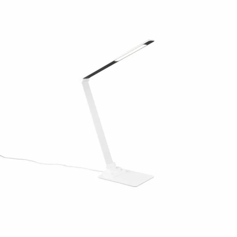 Luminaires Trio Lampe de table Trio TRAVIS LED Blanc, 1 lumière* Éclairage Led
