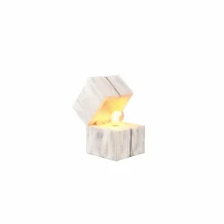Lampes En Bois-Luminaires Trio Lampe de table Trio TREASURE LED Blanc, 1 lumière