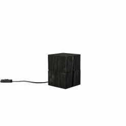 Lampes En Bois-Luminaires Trio Lampe de table Trio TREASURE LED Noir, 1 lumière