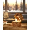 Lampes En Bois-Luminaires Trio Lampe de table Trio TREASURE LED Bois clair, 1 lumière