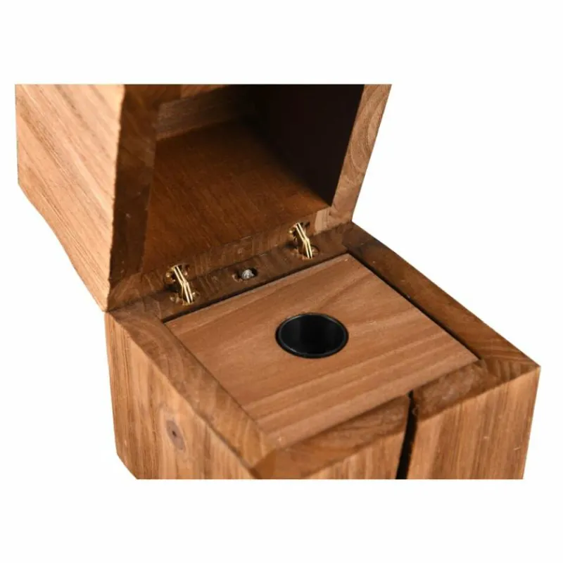 Lampes En Bois-Luminaires Trio Lampe de table Trio TREASURE LED Bois clair, 1 lumière