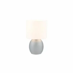 Luminaires Trio Lampe de table Trio VELA Gris, 1 lumière
