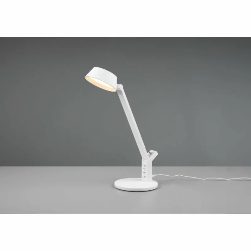 Luminaires Trio Lampe de table Trio-Leuchten Ava LED Blanc, 1 lumière* Éclairage Led