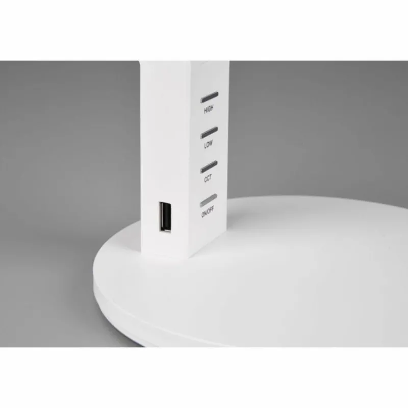 Luminaires Trio Lampe de table Trio-Leuchten Ava LED Blanc, 1 lumière* Éclairage Led
