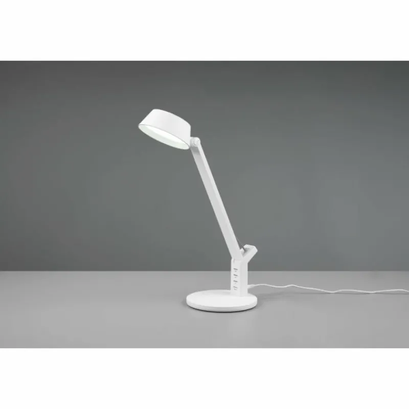 Luminaires Trio Lampe de table Trio-Leuchten Ava LED Blanc, 1 lumière* Éclairage Led