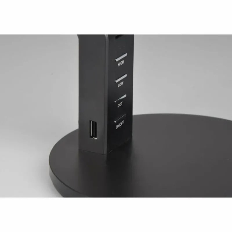 Luminaires Trio Lampe de table Trio-Leuchten Ava LED Noir, 1 lumière* Éclairage Led