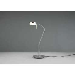 Luminaires Trio Lampe de table Trio-Leuchten Monza LED Nickel mat, 1 lumière* Éclairage Led