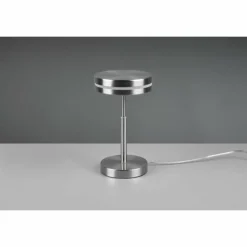 Luminaires Trio Lampe de table Trio-Leuchten Franklin LED Nickel mat, 1 lumière* Lampes À Poser