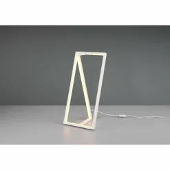 Luminaires Trio Lampe de table Trio-Leuchten Edge LED Blanc, 1 lumière* Lampes À Poser