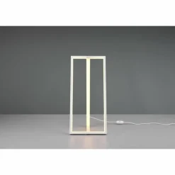 Luminaires Trio Lampe de table Trio-Leuchten Edge LED Blanc, 1 lumière* Lampes À Poser