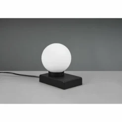 Luminaires Trio Lampe de table Trio-Leuchten Davi Noir, 1 lumière