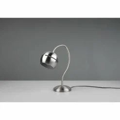 Luminaires Trio Lampe de table Trio-Leuchten Fletcher Nickel mat, 1 lumière* Lampes À Poser