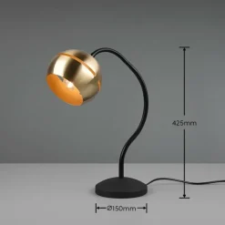 Luminaires Trio Lampe de table Trio-Leuchten Fletcher Laiton, 1 lumière* Lampes À Poser