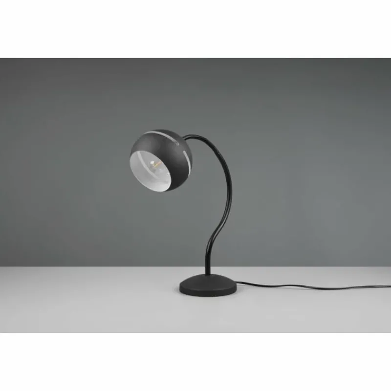 Luminaires Trio Lampe de table Trio-Leuchten Fletcher Noir, 1 lumière* Lampes À Poser