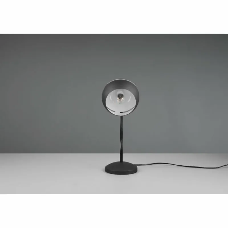 Luminaires Trio Lampe de table Trio-Leuchten Fletcher Noir, 1 lumière* Lampes À Poser