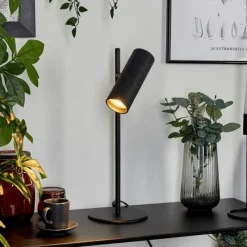 Luminaires Scandinaves-hofstein Lampe de table Trutielle Noir, 1 lumière
