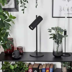 Luminaires Scandinaves-hofstein Lampe de table Trutielle Noir, 1 lumière
