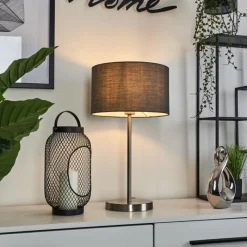 Lampes En Tissu-hofstein Lampe de table Tveid Nickel mat, 1 lumière