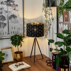 Lampes En Tissu-hofstein Lampe de table Ubac Noir, 1 lumière